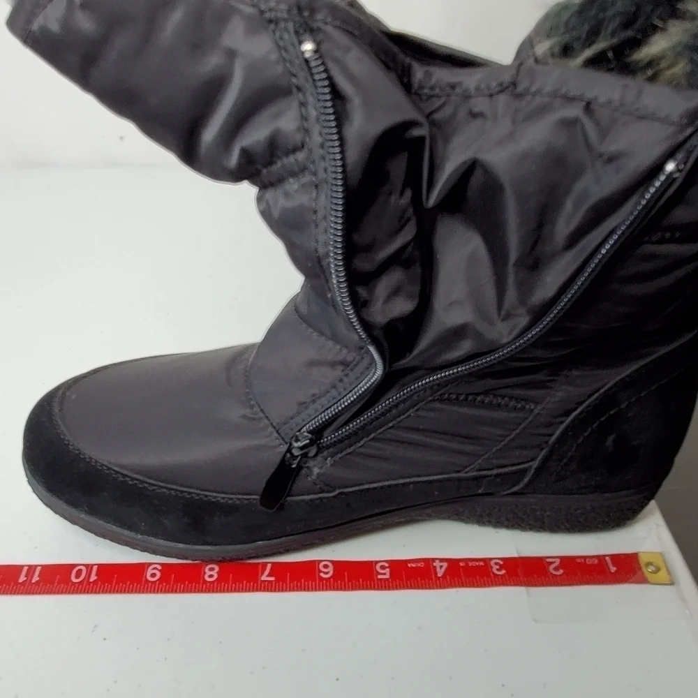 Flexus Ernestina‎ Winter Boots Women's Size 42 Alpi-Tex Black Spring Step